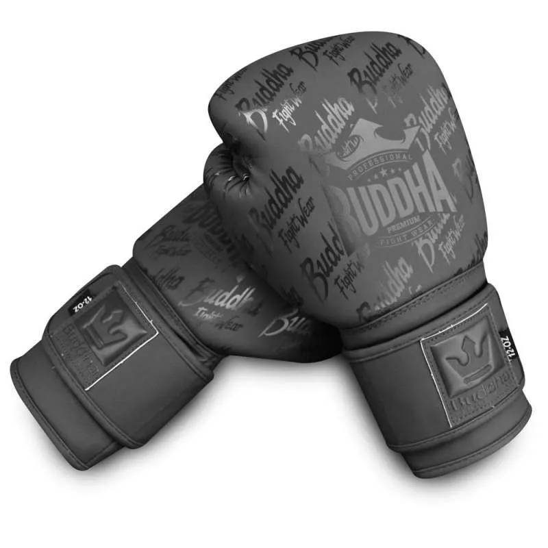 Gants Muay Thai Buddha Top Premium Noir 2 Gants Muay Thai Buddha Top Premium Noir – Image 2