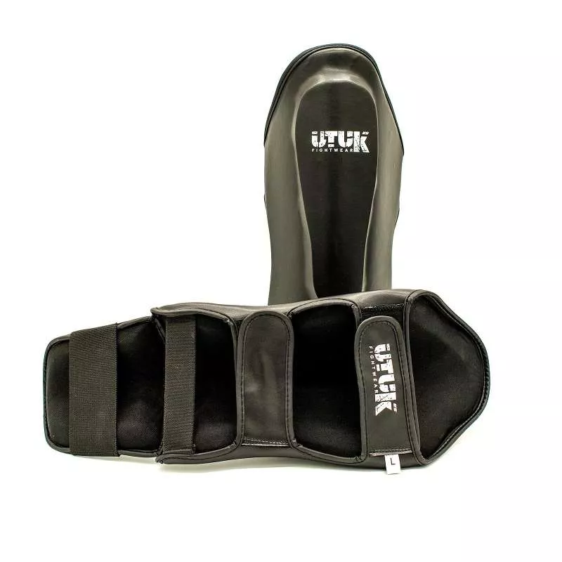 Protège-tibias Utuk Enfant Noir Bianco 2 Protège-tibias Utuk Enfant Noir Bianco – Image 2