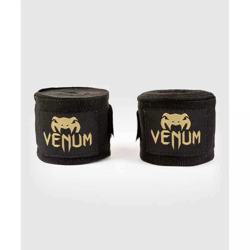Bandages Muay Thai Enfants Venum Kontact 2.5m Preto/or 1 Bandages Muay Thai Enfants Venum Kontact 2.5m Preto/or