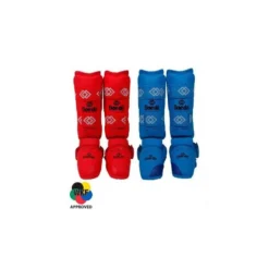 Protège-tibias De Karaté Daedo (rouge) WKF