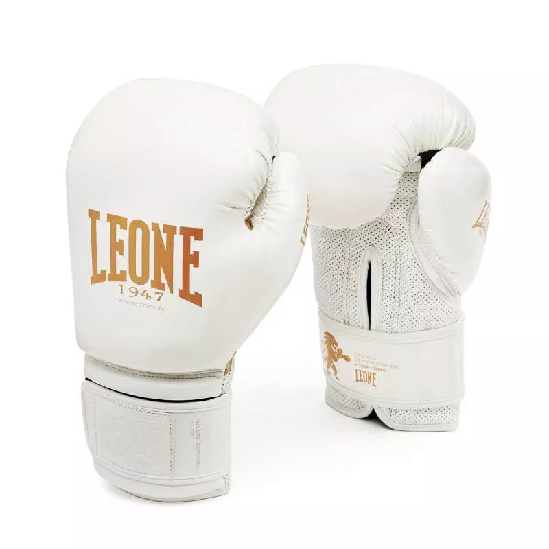 Gants De Boxe Leone GN059 Blanc 1 Gants De Boxe Leone GN059 Blanc