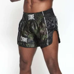 Shorts Muay Thai Leone AB961 Camo Vert