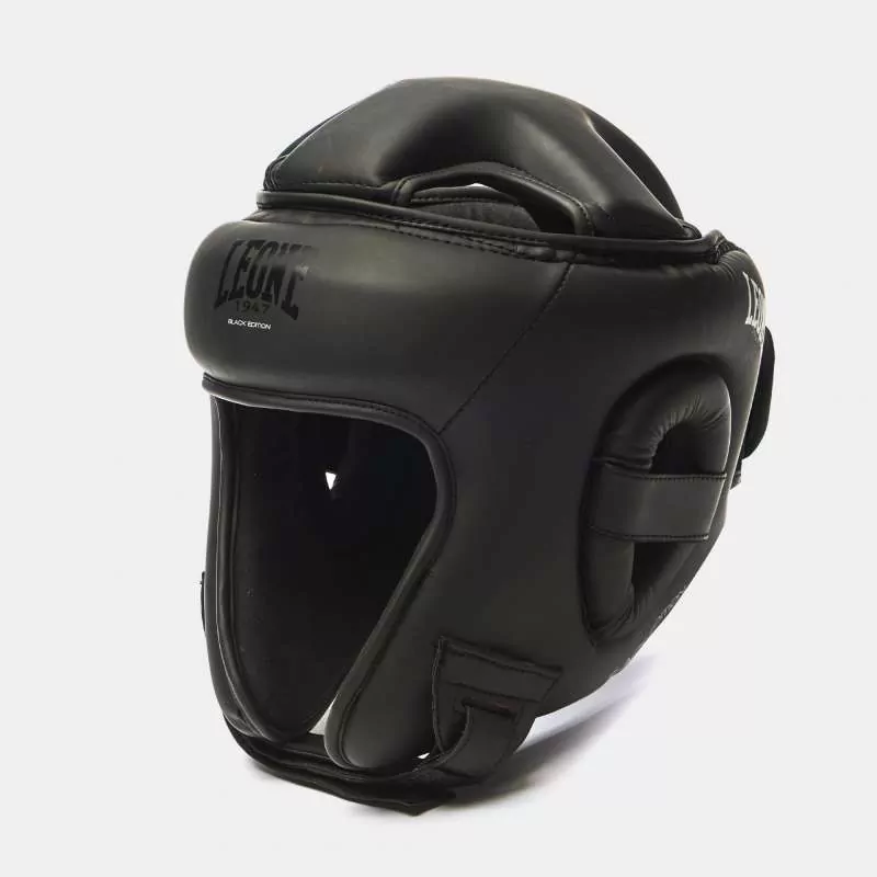 Casque Boxe Ouvert Leone CS431 Black Edition 1 Casque Boxe Ouvert Leone CS431 Black Edition