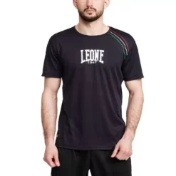 T-shirt Leone Flag Abx806 Noir