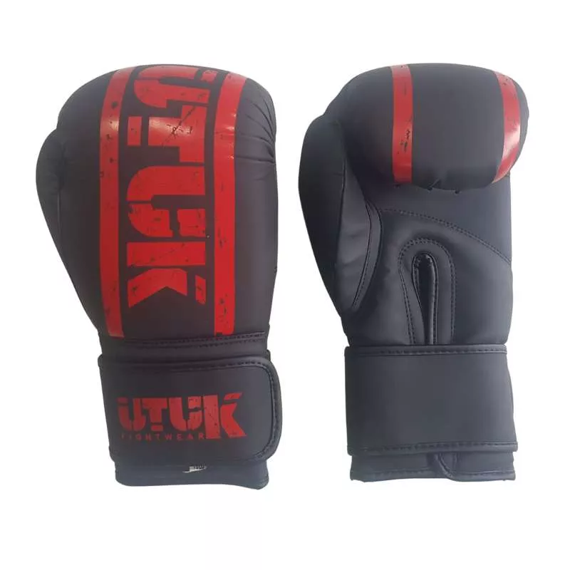 Gants Muay Thai Utuk Top (noir/rouge) 1 Gants Muay Thai Utuk Top (noir/rouge)