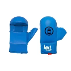 Gants De Karate NKL Bleu Avec Le Pouce