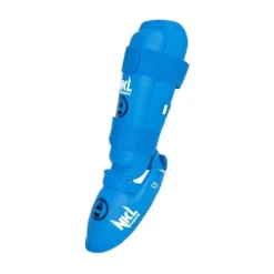 Protège-tibias De Karaté NKL APPROUVÉS Bleu