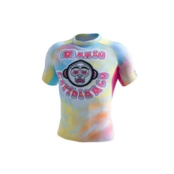 Lycra Manto MMA Cariblanco Tie Dye Blanc