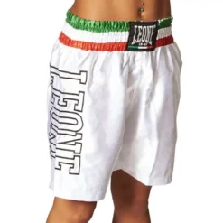 Pantalon Boxe Leone AB733 Blanc
