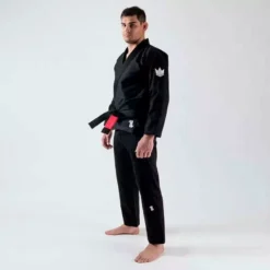 Gi JJB Kingz The One + Ceinture Blanc (noir) -Magasin D’Équipement D’Arts Martiaux 13559 large default