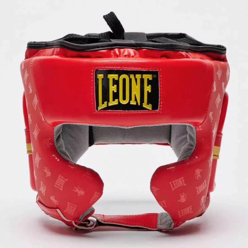 Casque De Boxe Leone Rouge CS445 DNA 1 Casque De Boxe Leone Rouge CS445 DNA