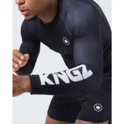 Rashguard Kingz Kore V2 (noir) Manches Longues -Magasin D’Équipement D’Arts Martiaux 13617 large default