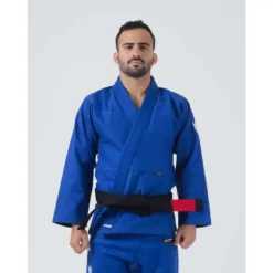 Kimono JJB Kingz Kore V2 Bleu + Ceinture Blanc