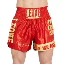 Pantalon De Muay Thaï AB966 Leone Rouge