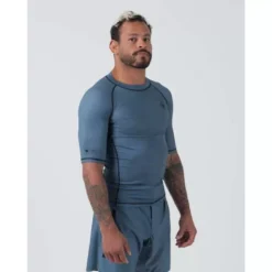 Kingz No Gi Rashguard Kore V2 (bleu) Manches Courtas -Magasin D’Équipement D’Arts Martiaux 13728 large default