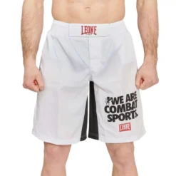 Leone MMA AB952 Wacs Pantalon MMA Blanc