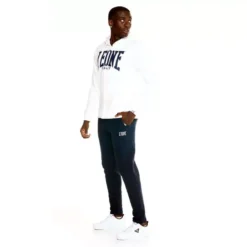 Leone Zip Hoodie Big Logo Blanc