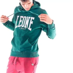 Sweat Leone Big Logo Vert Foncé -Magasin D’Équipement D’Arts Martiaux 14006 large default