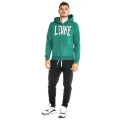 Veste Zippée Leone Big Logo Vert Foncé