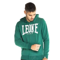 Veste Zippée Leone Big Logo Vert Foncé -Magasin D’Équipement D’Arts Martiaux 14035 large default