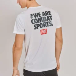 T-shirt ABX131 Leone1947 Logo Wacs Blanc -Magasin D’Équipement D’Arts Martiaux 14057 large default