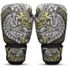 Gants Muay Thai Buddha Fantasy Dragon (blanc)