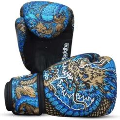 Gants De Boxe Buddha Fantasy Dragon (bleu) -Magasin D’Équipement D’Arts Martiaux 14095 large default