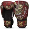 Gants De Kick Boxing Buddha Fantasy Dragon (rouge)