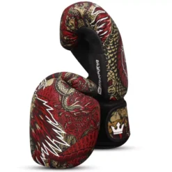 Gants De Kick Boxing Buddha Fantasy Dragon (rouge) -Magasin D’Équipement D’Arts Martiaux 14101 large default