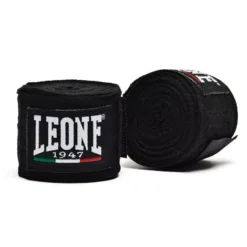 Bandages Boxe Leone 1947 Pour Enfants 2,5 M Noir