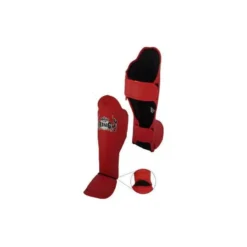 Protège-tibias Kick Boxing TopKing Super Pro Rouge -Magasin D’Équipement D’Arts Martiaux 14363 large default