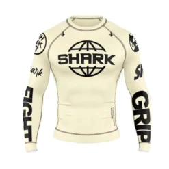 Rashguard SKB97 Shark Grappling (beige)