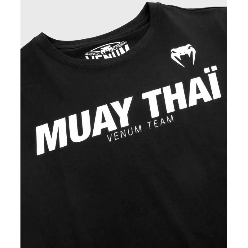 T-shirt Muay Thai Venum VT (noir/blanc) 4 T-shirt Muay Thai Venum VT (noir/blanc) – Image 4