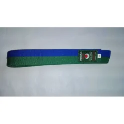 Ceinture Karaté Vert Bleu Kamikaze