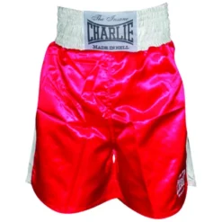 Short De Boxe Charlie X Rouge