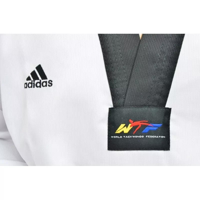 Dobok Kimono Taekwondo Adidas ADI-star C/noir 1 Dobok Kimono Taekwondo Adidas ADI-star C/noir