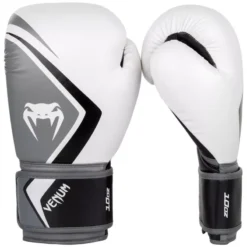 Gants Muay Thai Venum Contender 2.0 Blanc/gris/noir