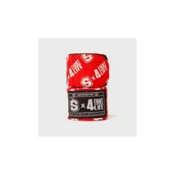 Bandages De Boxe Shark F4L Rouge 5 Mètres