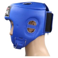 Casque De Compétition Buddha Thailand Bleu -Magasin D’Équipement D’Arts Martiaux casque de competition buddha thailand bleu 3