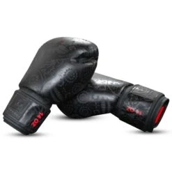 Gants De Boxe Buddha Mexican Noir Mat -Magasin D’Équipement D’Arts Martiaux gants de boxe buddha mexican noir mat 2
