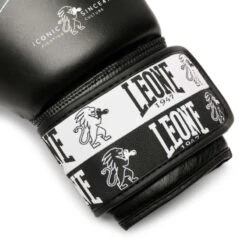 Gants De Boxe Leone1947 Iconic Noir -Magasin D’Équipement D’Arts Martiaux gants de boxe leone1947 iconic noir 4