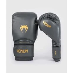 Gants De Boxe Venum Contender 1.5 Gold Grey -Magasin D’Équipement D’Arts Martiaux gants de boxe venum contender 15 gold grey 2
