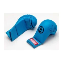 Gants De Karaté Bleus Kamikaze Sans Pouce