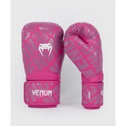 Gants De Kick Boxing Venum Contender 1.5 Blanc Rose -Magasin D’Équipement D’Arts Martiaux gants de kick boxing venum contender 15 blanc rose 2