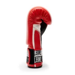 Gants De Muay Thai Leone Iconic Rouge -Magasin D’Équipement D’Arts Martiaux gants de muay thai leone iconic rouge 5