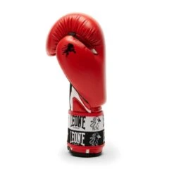 Gants De Muay Thai Leone Iconic Rouge -Magasin D’Équipement D’Arts Martiaux gants de muay thai leone iconic rouge 7