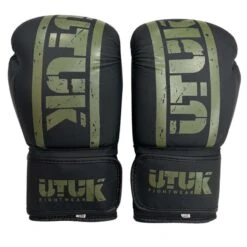 Gants De Muay Thai Utuk Vert Militaire Noir