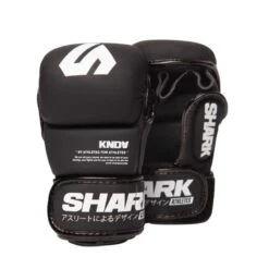 Gants MMA Shark Pro Combat Noir -Magasin D’Équipement D’Arts Martiaux gants mma shark pro combat noir 3