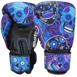 Gants Muay Thai Buddha Mexican Violets -Magasin D’Équipement D’Arts Martiaux gants muay thai buddha mexican violets 1