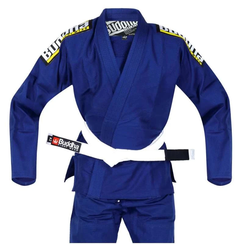 Kimono JJB Buddha Infinity Bleu + Ceinture Blanc 5 Kimono JJB Buddha Infinity Bleu + Ceinture Blanc – Image 5